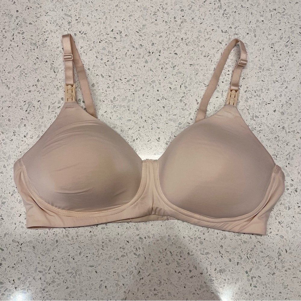 SuperMom™ Fixed Padding Nursing And Pumping T-Shirt Bra by Simple Wishes